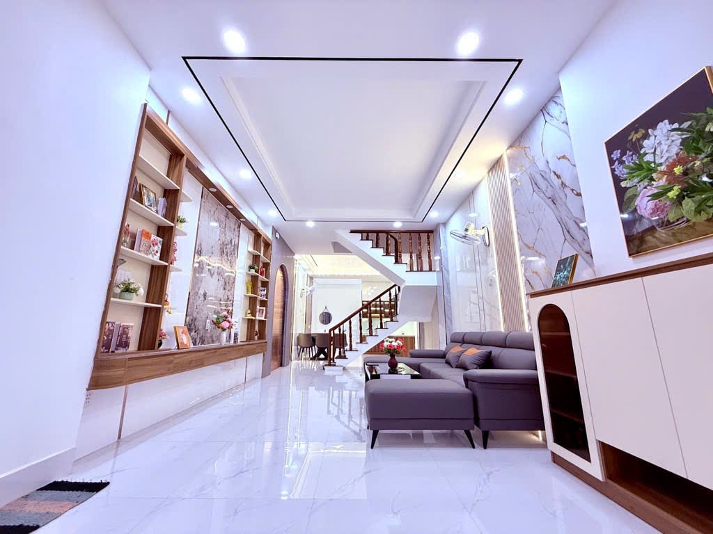 Nhà đẹp 4 tầng  Phạm Văn Chiêu  An Tây Hội ( P14 cũ)  Gò Vấp  Hẻm 4.5m  4x15m  Giá 6.99 Tỷ