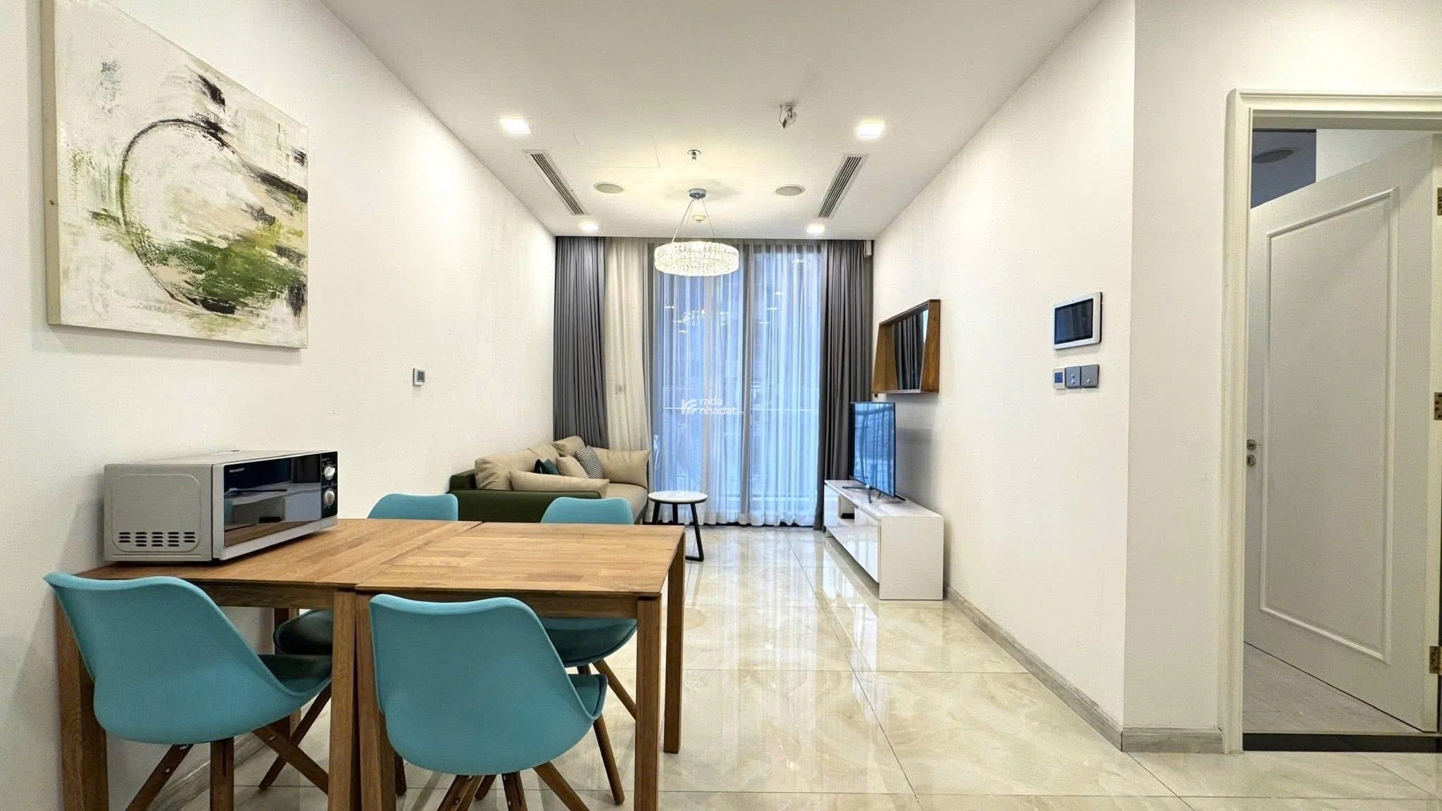 Cho thuê căn hộ VHGR 1PN full nội thất. 
