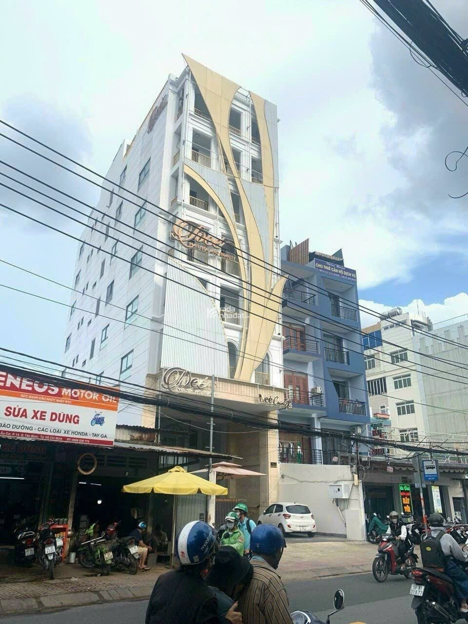 BÁN TÒA NHÀ MT SIÊU ĐẸP ÂU CƠ, P.14, Q.TÂN BÌNH_DT: 9.3x32m_CN: 239m2_GIÁ 92 TỶ TL