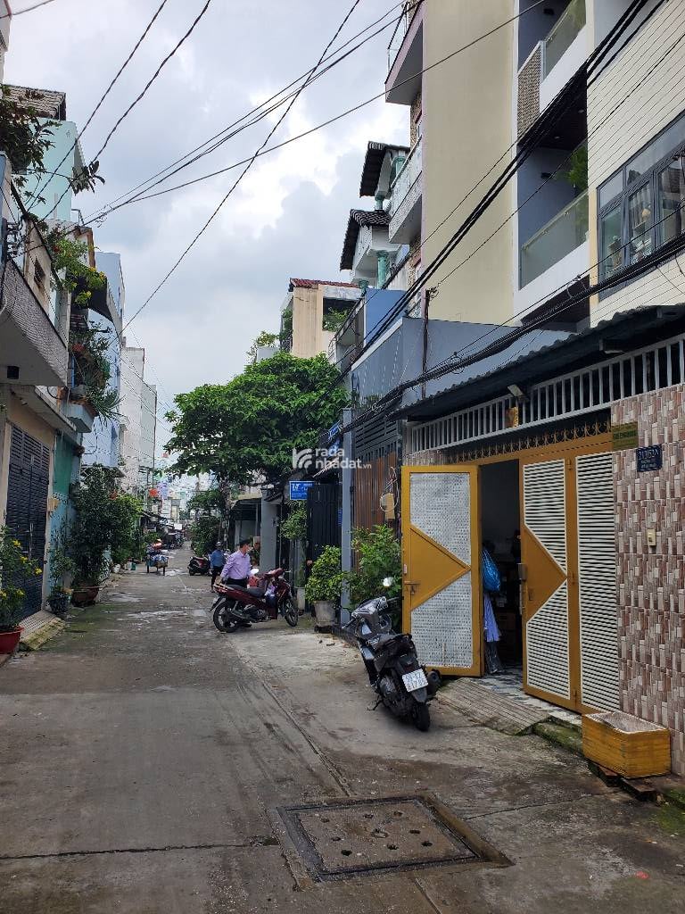 HẺM XE TẢI THÔNG - KHUÔNG VIỆT - P. PHÚ TRUNG - TÂN PHÚ - GIÁP Q.11 - 96M2 - 4 TẦNG KIÊN CỐ 