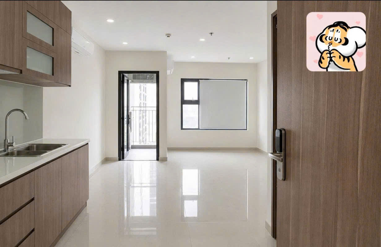Cho thuê Studio S3 Vinhomes Q9. DT 30m2 nội thất bếp rèm Chỉ 5tr/th