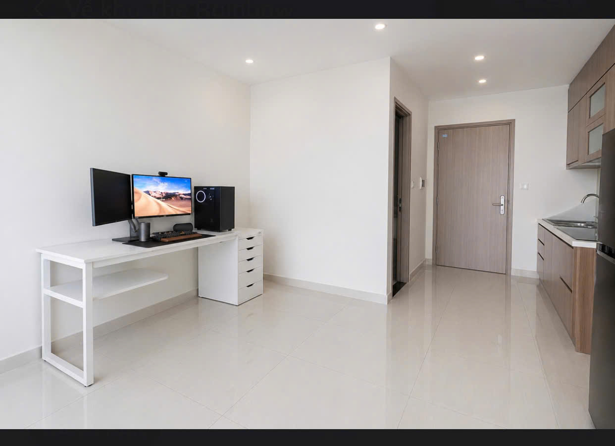 Cho thuê Studio S3 Vinhomes Q9. DT 30m2 nội thất bếp rèm Chỉ 5tr/th