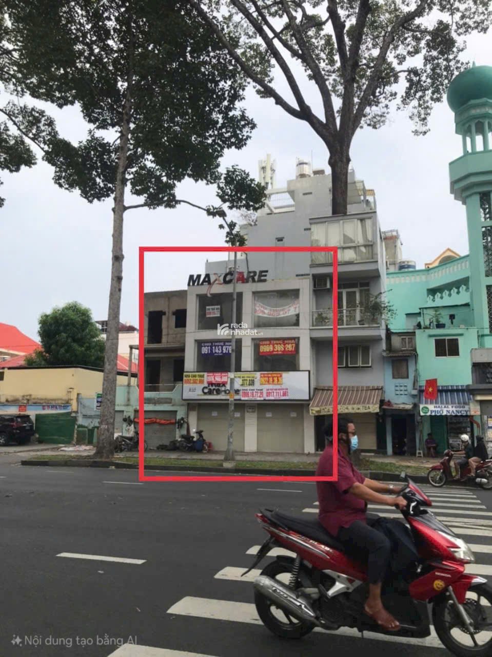 Cho thuê nhà ngang rộng 7m ĐC 461A Trần Hưng Đạo, Cầu Kho, Quận 1 