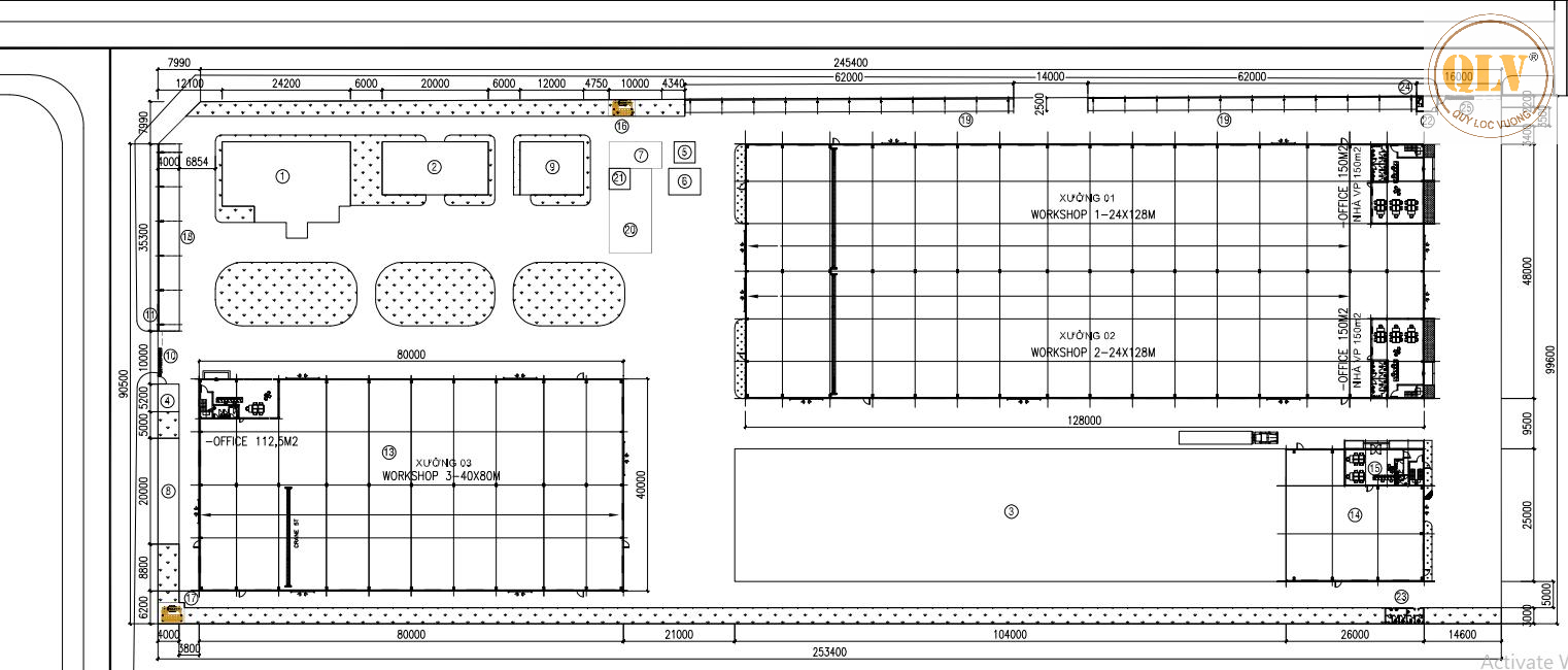 CHO THUÊ NHÀ XƯỞNG  KCN SÔNG MÂY, ĐN  9.344m2