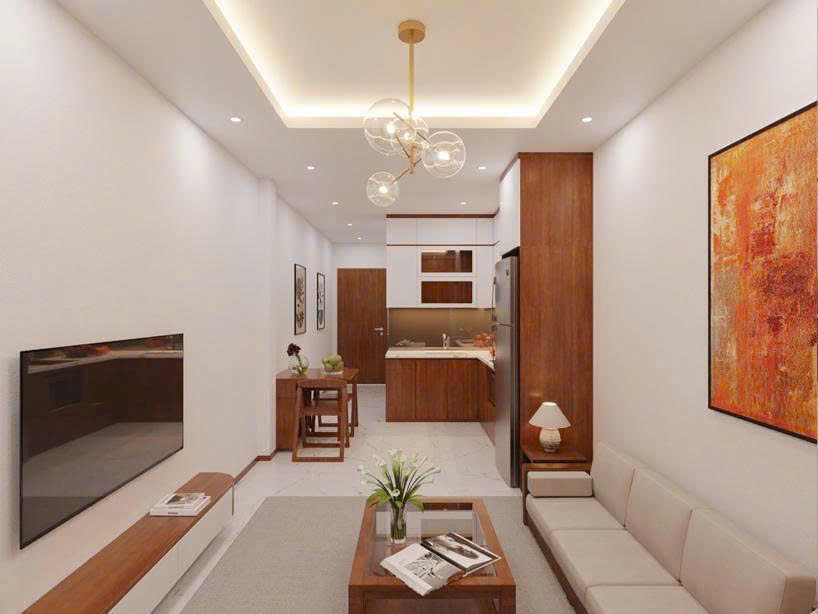 CĂN HỘ 1N1K MỚI FULL NỘI THẤT TRUNG KÍNH, VINCOM TRẦN DUY HƯNG