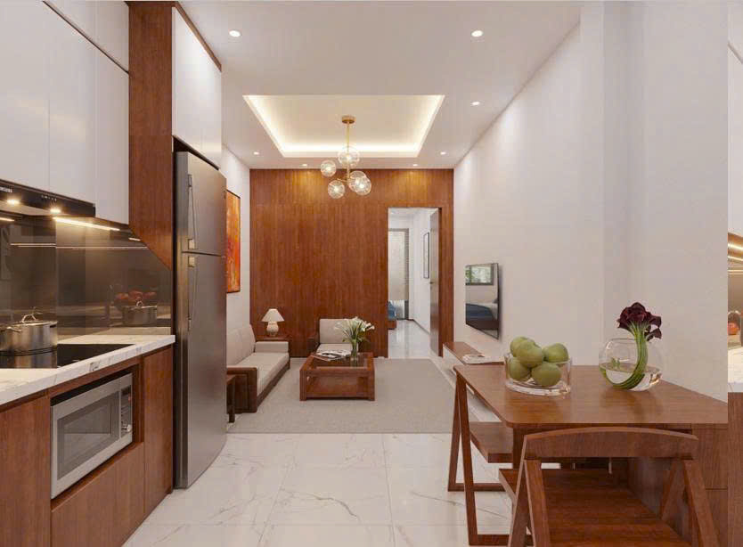 CĂN HỘ 1N1K MỚI FULL NỘI THẤT TRUNG KÍNH, VINCOM TRẦN DUY HƯNG