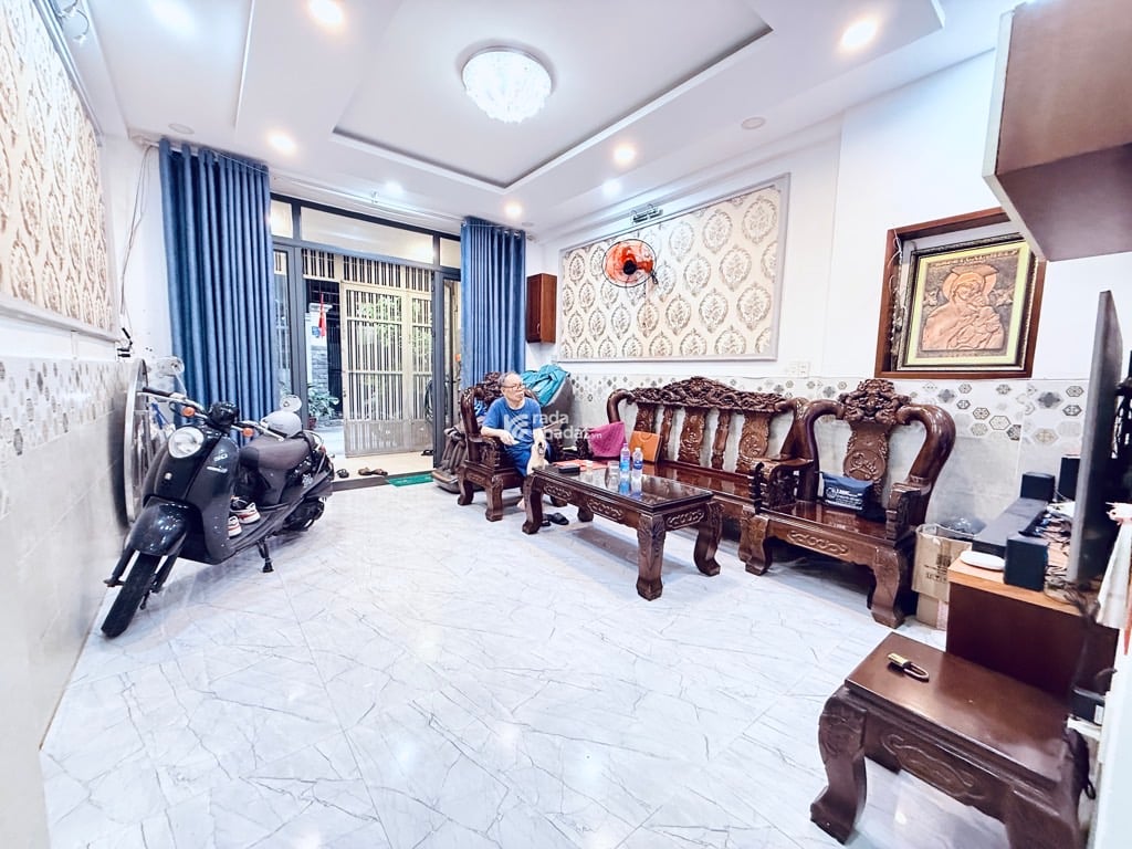 BÁN NHÀ MIẾU BÌNH ĐÔNG 50M2 4 TẦNG 4PN 5.8 TỶ ĐẸP BÌNH TÂN GIÁP TÂN PHÚ  