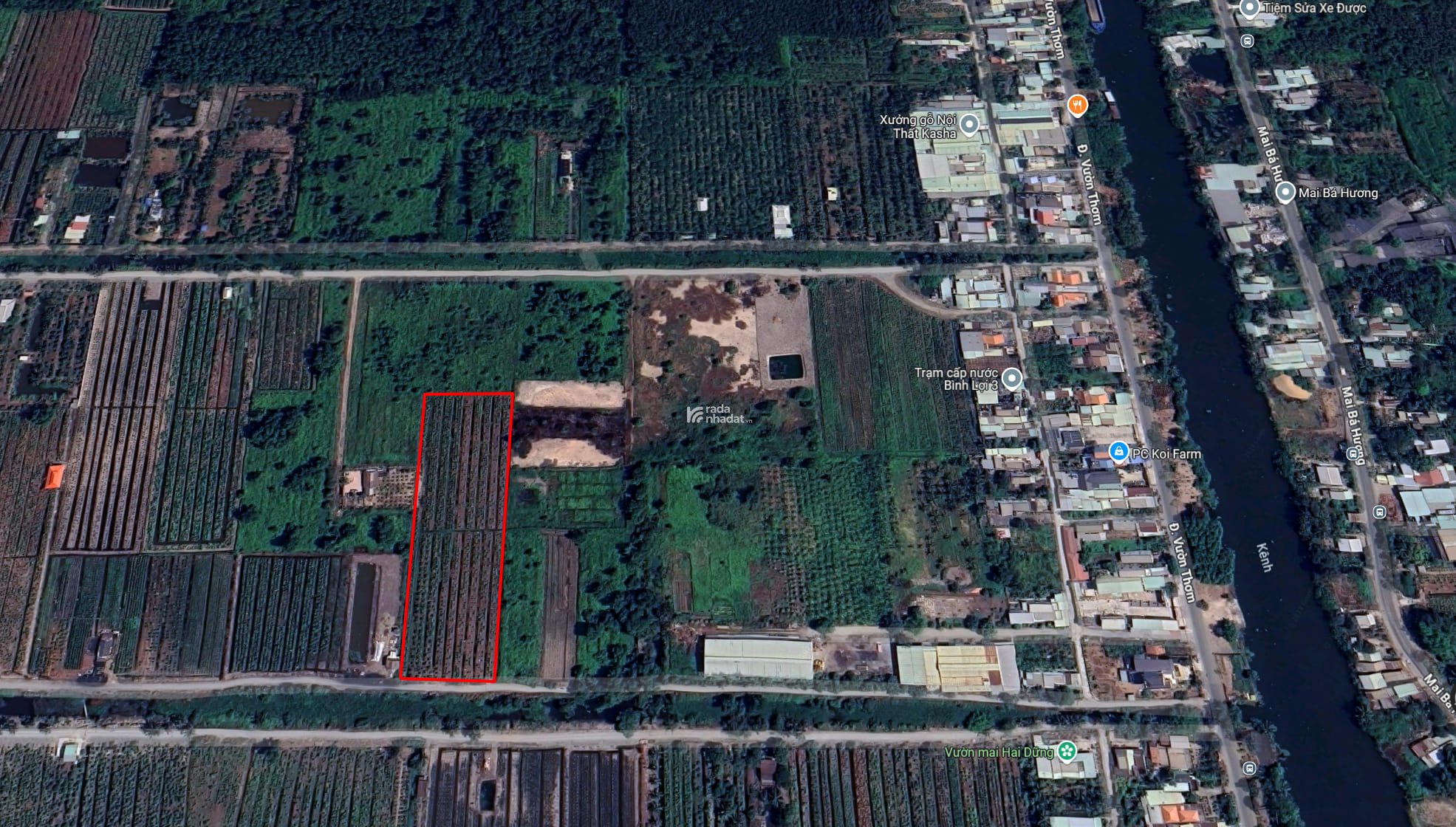Bán đất đường Kênh 6, Bình Lợi, Bình Chánh 9130m2