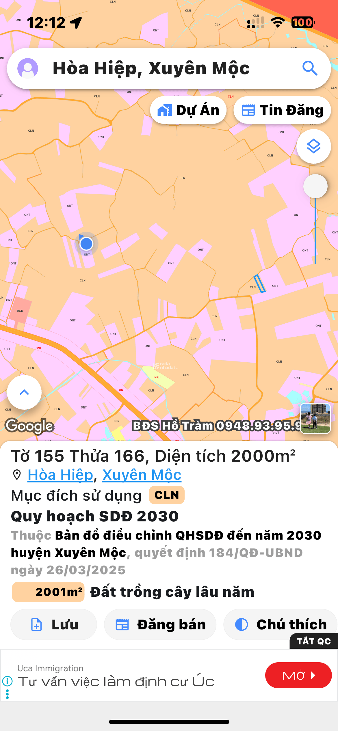 Hot hot lô đất vip , lô đất trồng tiêu và ở 