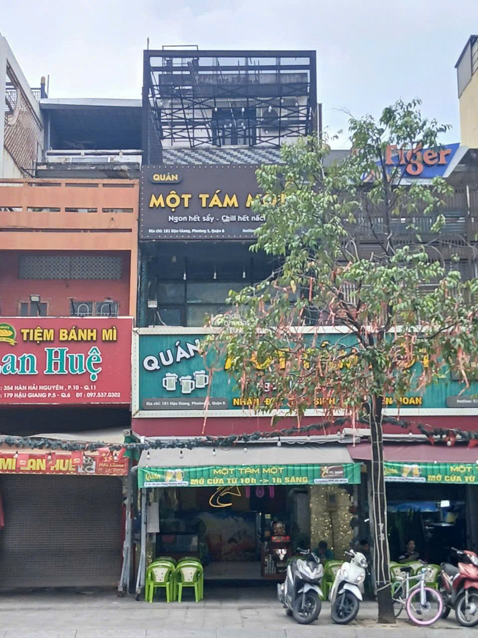 Nhà 4 tầng MT Hậu Giang P5 Q6 HĐ thuê 69tr giá 41 tỷ TL