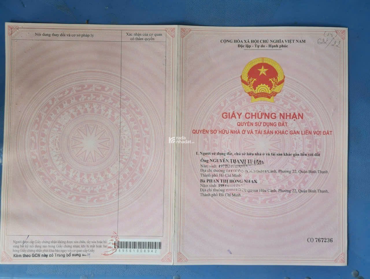 Bán nhà Nguyễn Hữu Cảnh, 2 Tầng đúc kiên cố