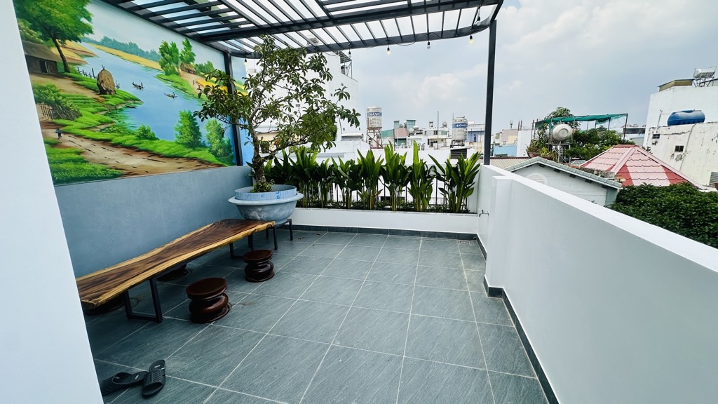 NHÀ MỚI XÂY ĐẸP MÊ LY - 4 TẦNG BTCT HẺM XE HƠI - ĐƯỜNG PHAN HUY ÍCH - PHƯỜNG 15 - TÂN - 40M2 - 
