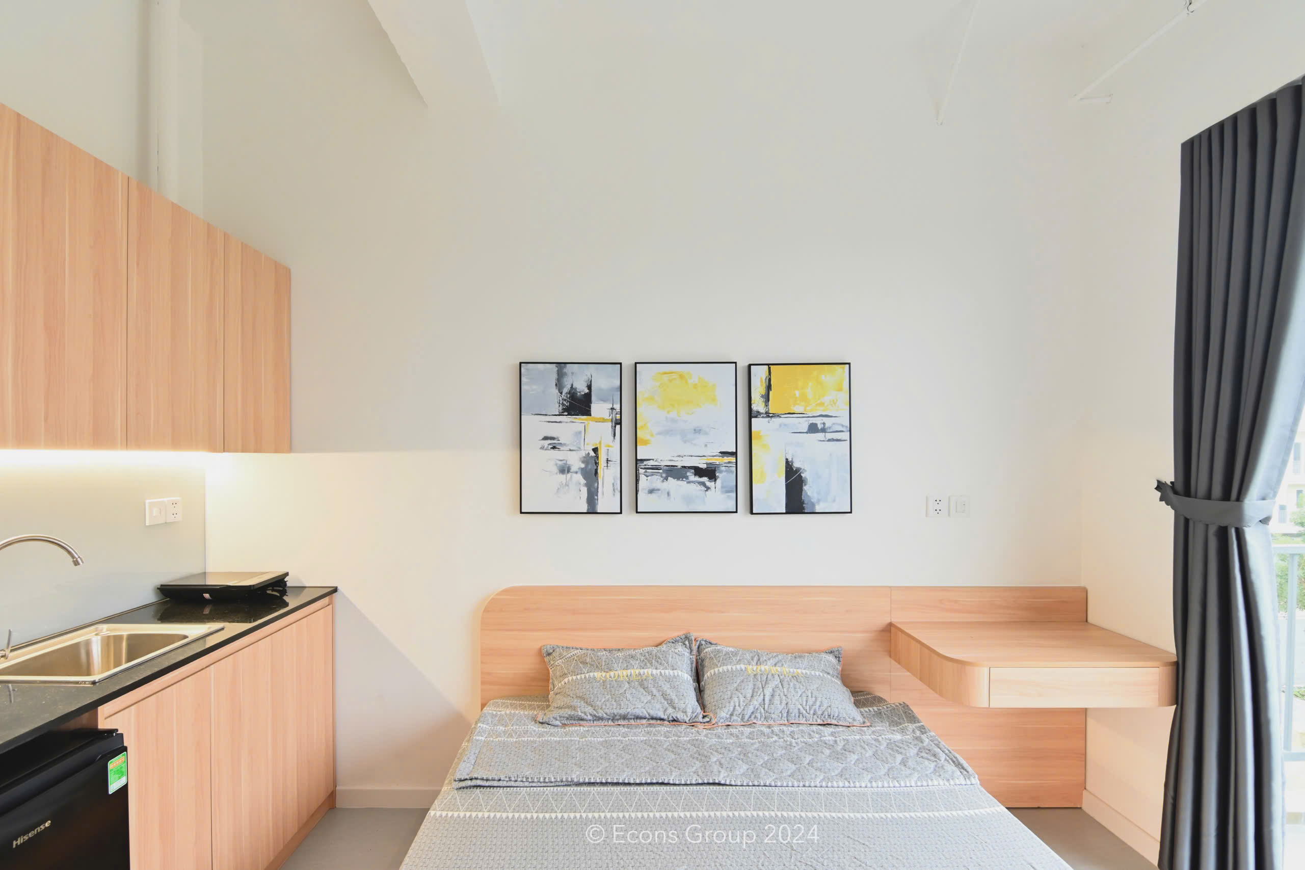 CHO THUE PHONG FULL NOI THAT  KDC DRAGON VILLAGE