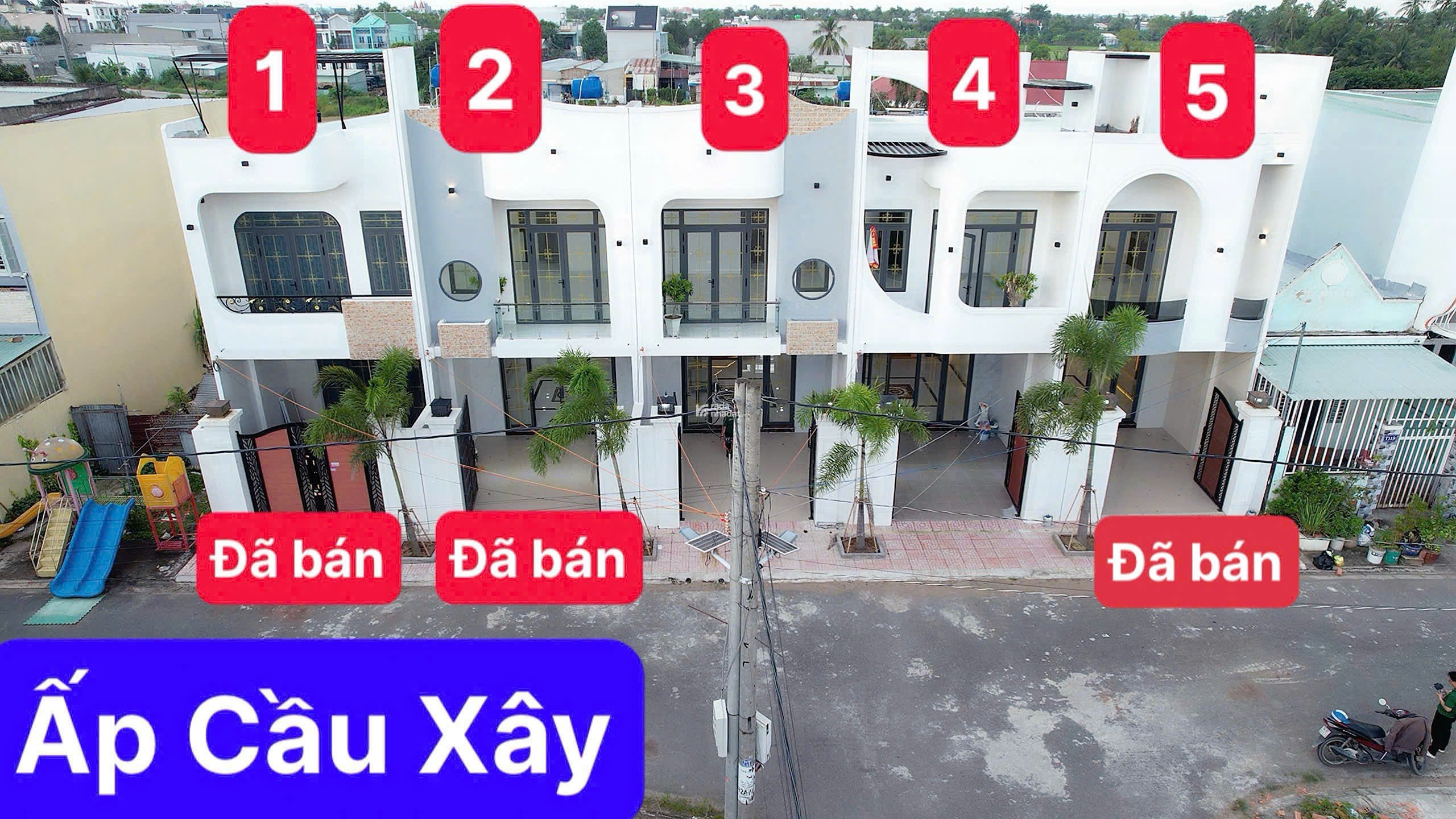 Bán nhà phố gần KCN Cầu Tràm, Cần Đước-Long An. Giá trọn gói từ 1Tỷ65...