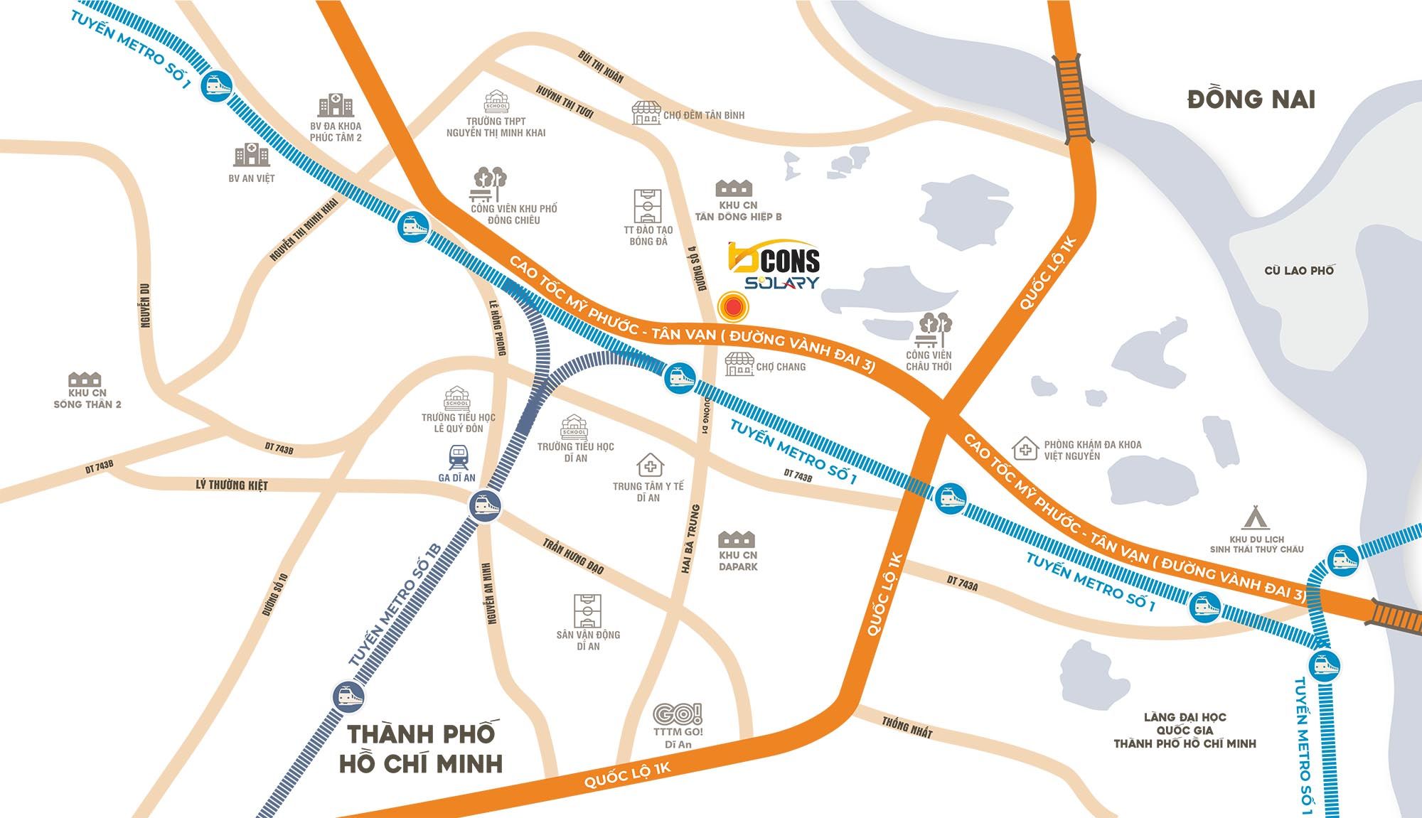 Thanh toán 25% sở hữu căn 2PN2WC 53m2 Bcons, nhận nhà 2027, bao chi phí, ngân hàng hỗ trợ vay