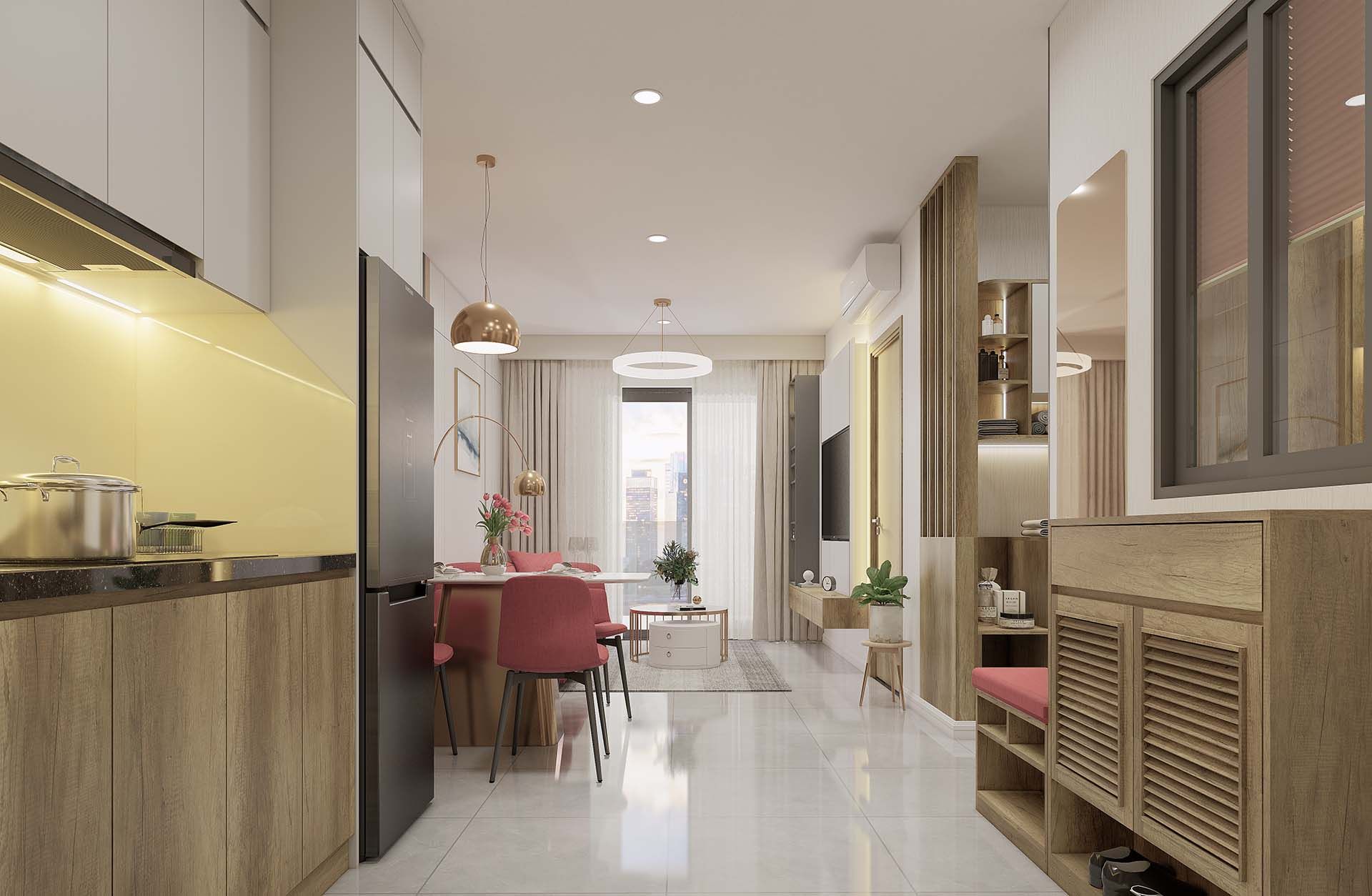 Thanh toán 25% sở hữu căn 2PN2WC 53m2 Bcons, nhận nhà 2027, bao chi phí, ngân hàng hỗ trợ vay