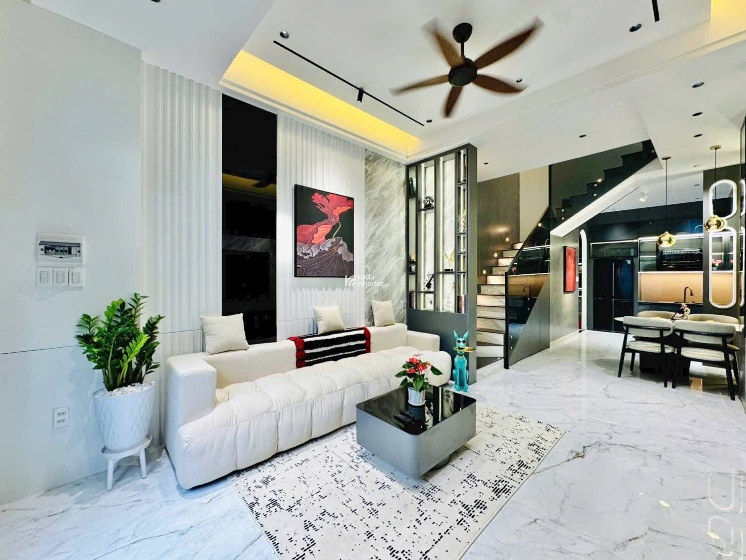 NHÀ ĐẸP XÂY MỚI - 3 TẦNG - HẺM XE HƠI - 4x12 - FULL NỘI THẤT - CHỈ 6.87 TỶ TL - DỌN VÀO Ở NGAY