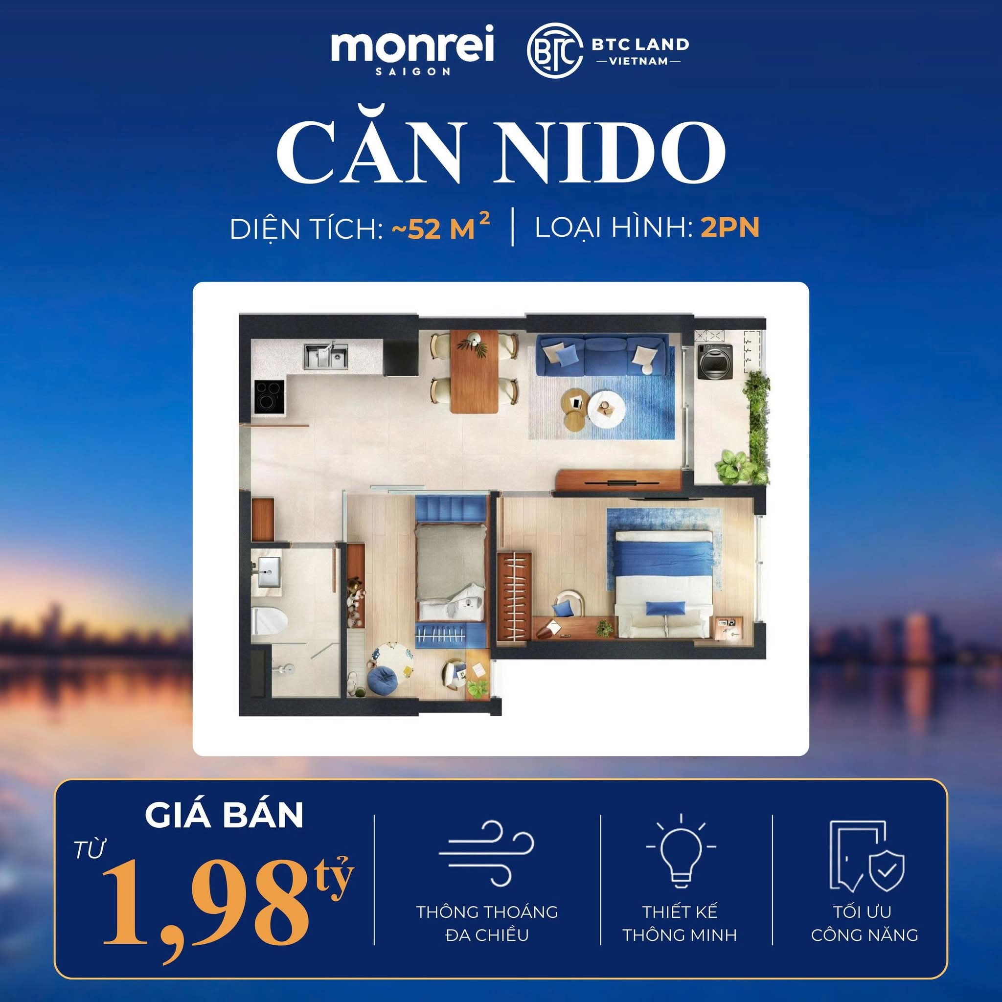 Chỉ cần thanh toán 15% cho đến khi nhận nhà