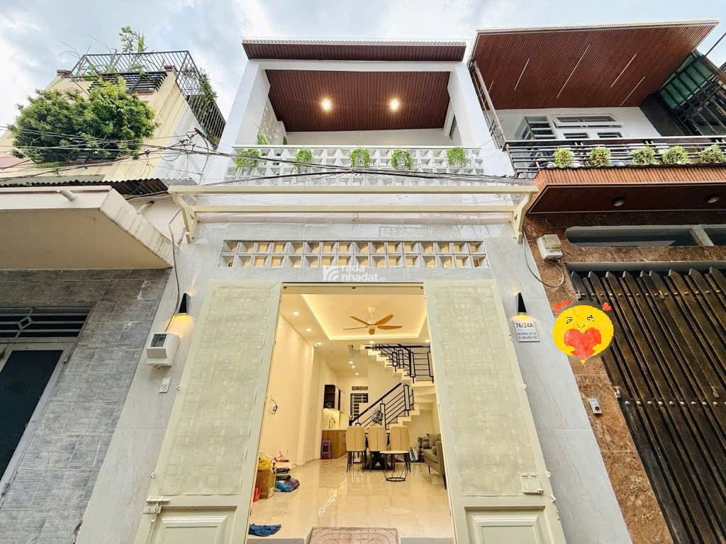 Nhà 2 tầng  Hẻm xe hơi  đường số 59  P14  Gò Vấp  46m2  Giá chỉ 5.46 tỷ