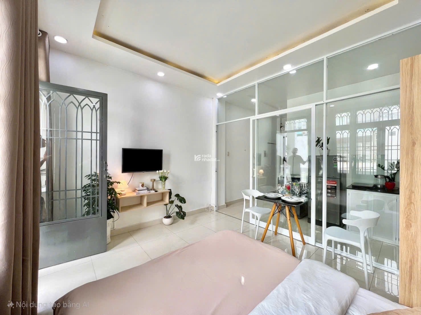 CĂN HỘ TÁCH BẾP 1PN FULL NỘI THẤT BAN CÔNG GIÁ HSSV QUẬN 10