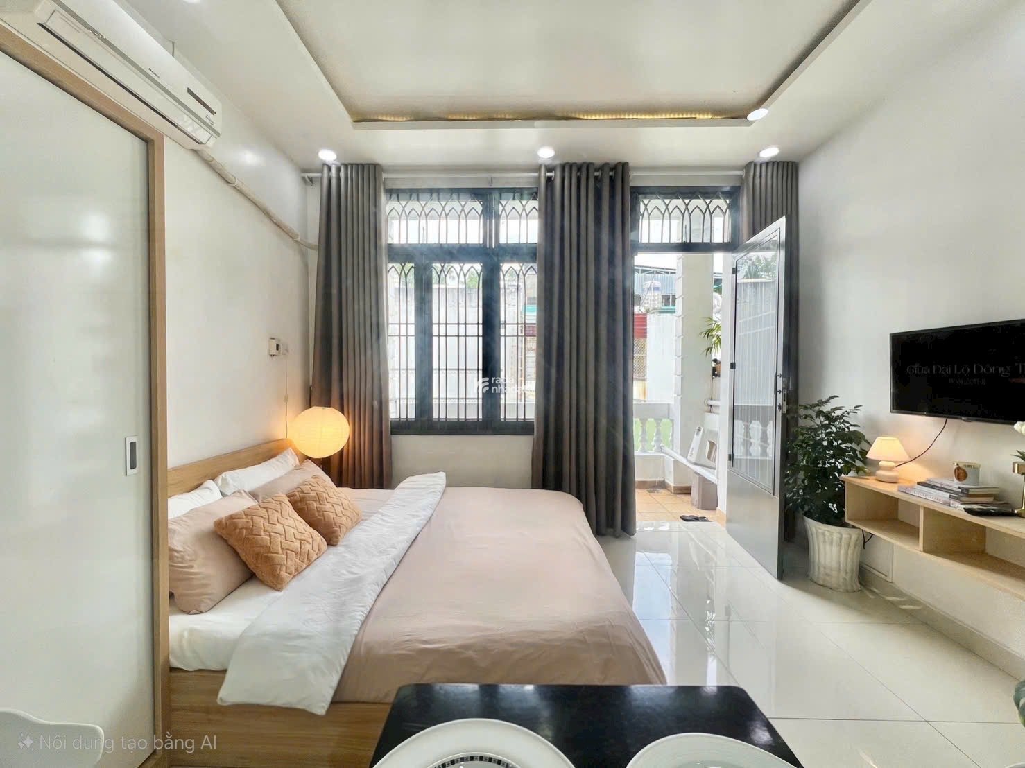 CĂN HỘ TÁCH BẾP 1PN FULL NỘI THẤT BAN CÔNG GIÁ HSSV QUẬN 10