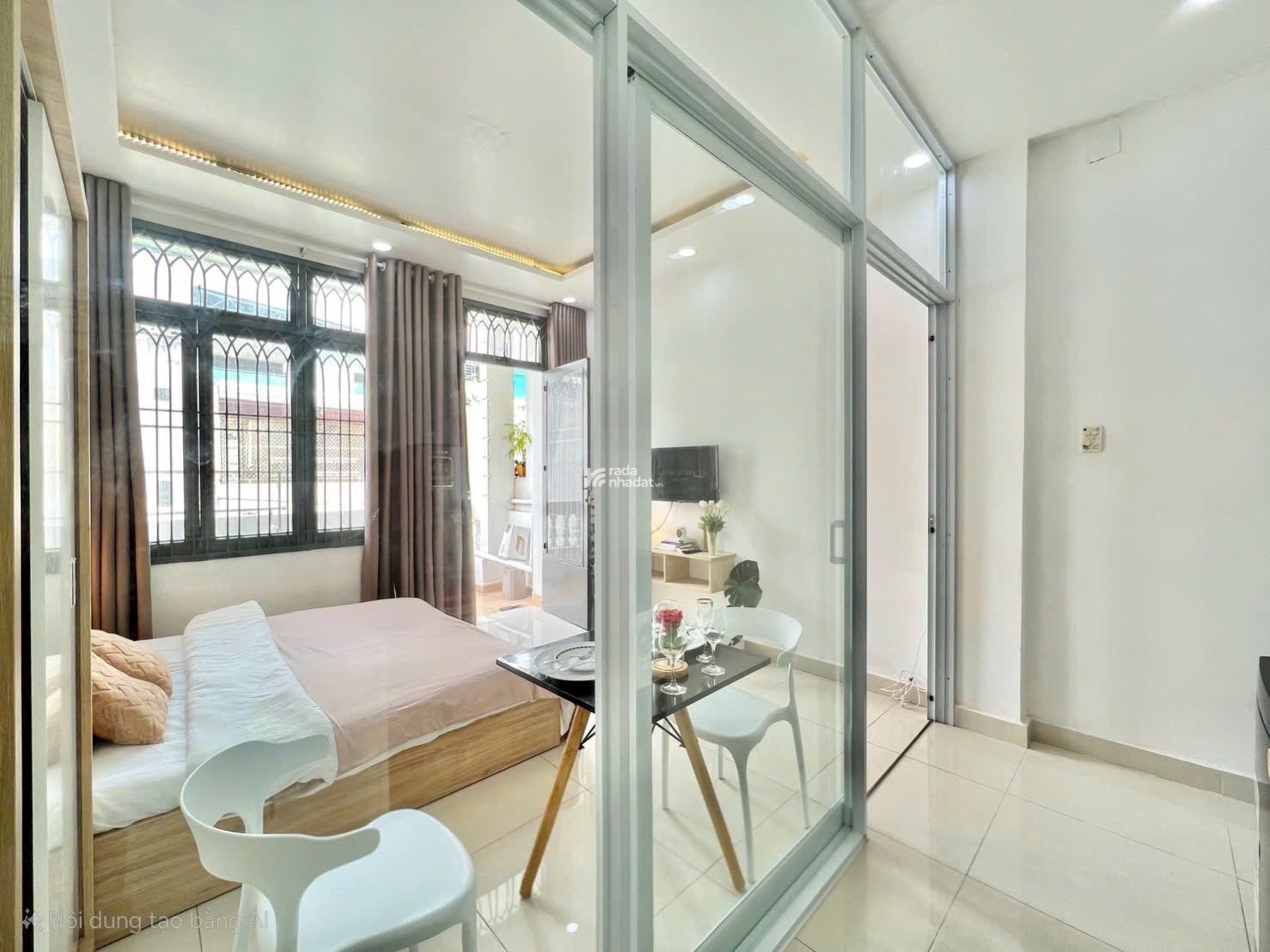 CĂN HỘ TÁCH BẾP 1PN FULL NỘI THẤT BAN CÔNG GIÁ HSSV QUẬN 10