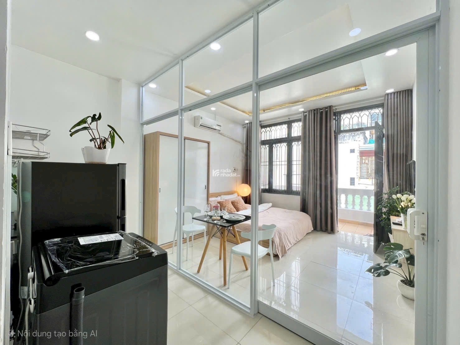 CĂN HỘ TÁCH BẾP 1PN FULL NỘI THẤT BAN CÔNG GIÁ HSSV QUẬN 10