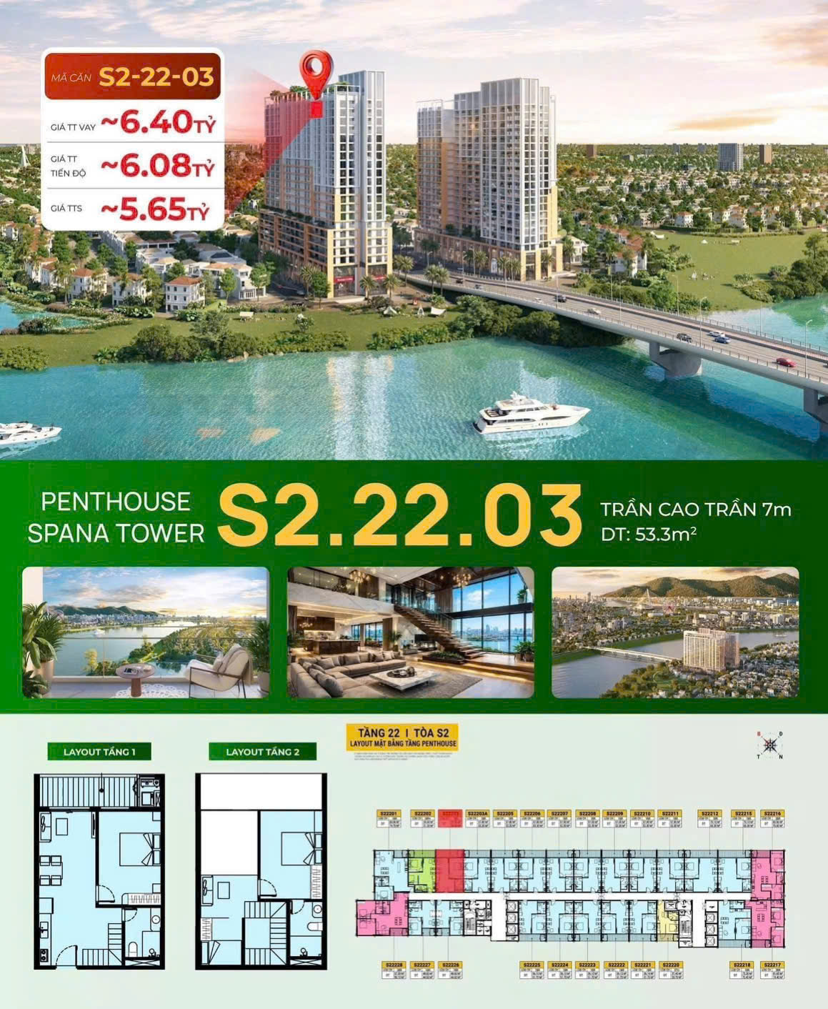 PENTHOUSE SPANA CHỈ TỪ 3,7 TỶ SỞ HỮU KHÔNG GIAN SỐNG TRÊN CAO TẠI TÂM ĐIỂM NAM ĐÀ NẴNG