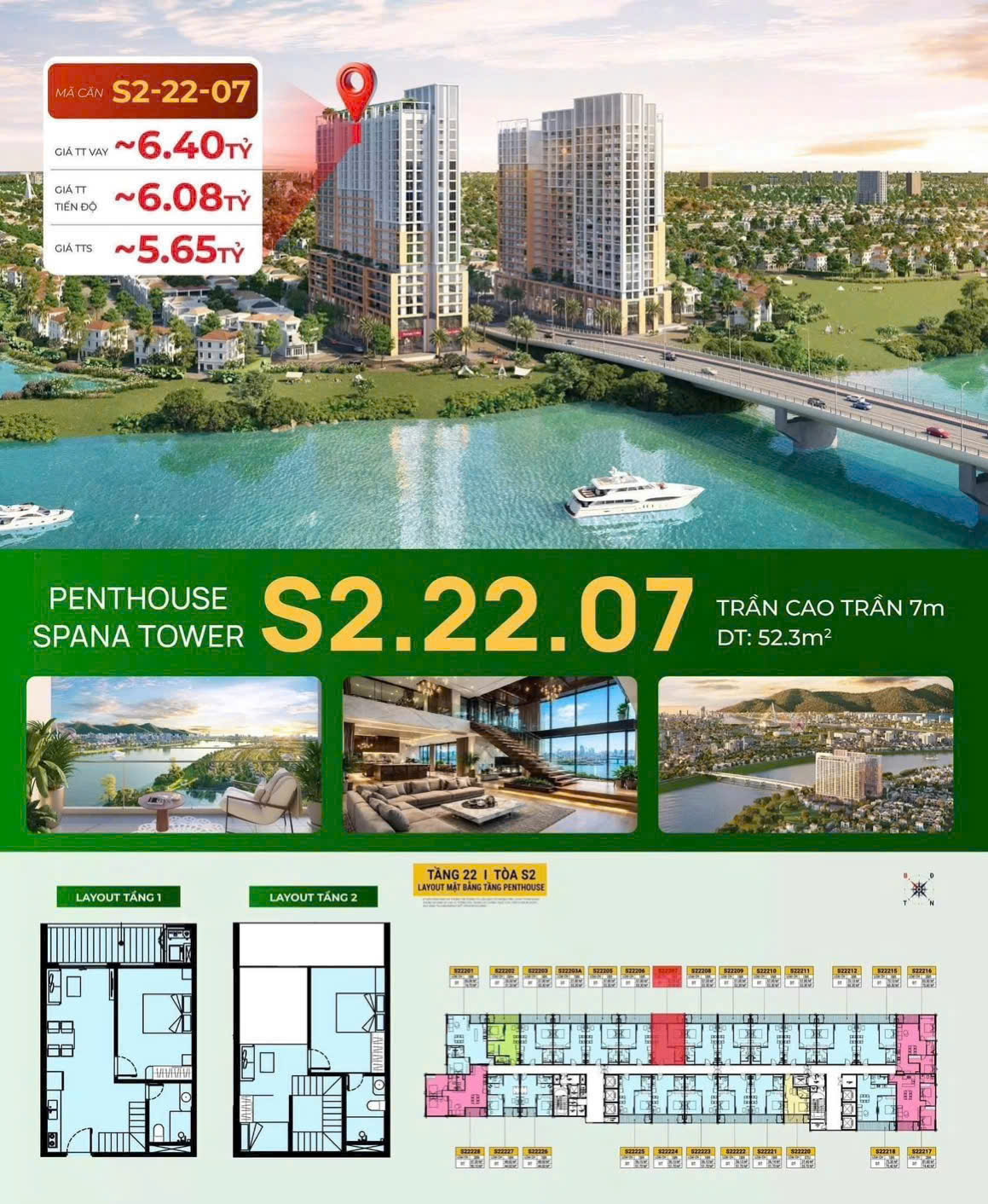 PENTHOUSE SPANA CHỈ TỪ 3,7 TỶ SỞ HỮU KHÔNG GIAN SỐNG TRÊN CAO TẠI TÂM ĐIỂM NAM ĐÀ NẴNG