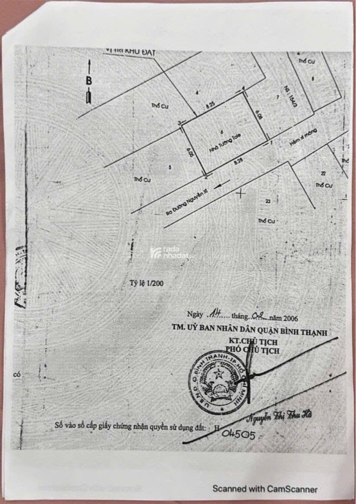 CHDV NGAY VINCOM PLAZA - HẺM XE HƠI NGUYỄN XÍ PHƯỜNG BÌNH THẠNH - 4 TẦNG 50M2 - DÒNG TIỀN 35TR/TH