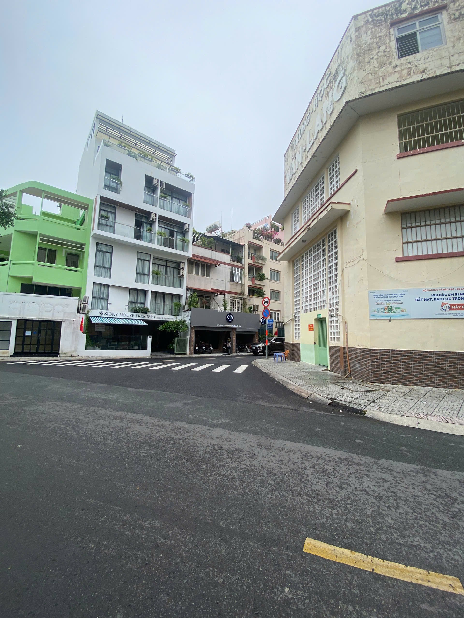 Tòa nhà hầm 6 tầng khu Trần Quý Khoách, P. Tân Định, Quận 1 GIÁ 72 tỷ