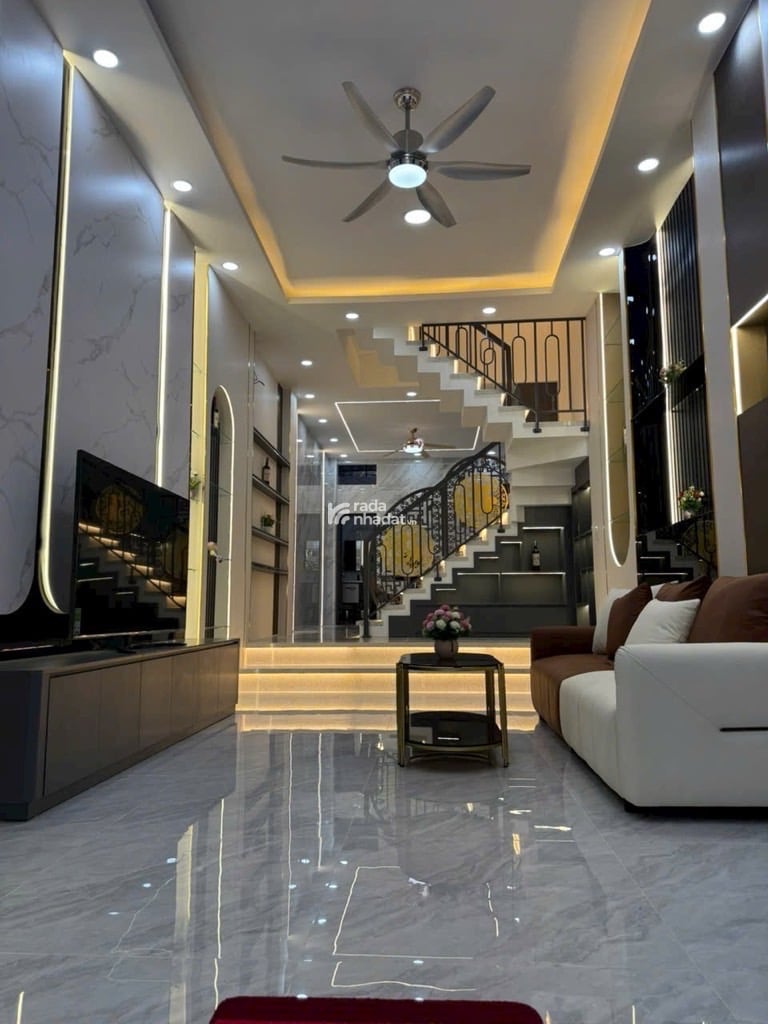 SIÊU PHẨM NHÀ MỚI VÔ Ở NGAY TẶNG FULL NỘI THẤT- HẺM XE HƠI THÔNG 1 TRỤC - HUỲNH VĂN NGHỆ PHƯỜNG 1