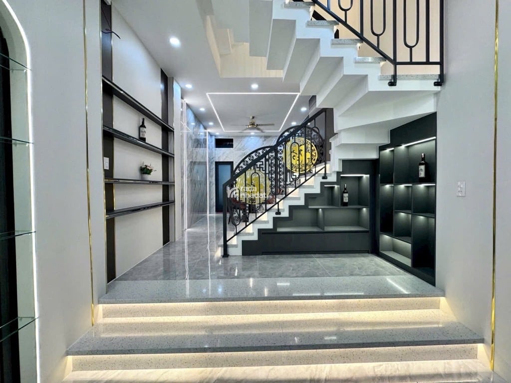 SIÊU PHẨM NHÀ MỚI VÔ Ở NGAY TẶNG FULL NỘI THẤT- HẺM XE HƠI THÔNG 1 TRỤC - HUỲNH VĂN NGHỆ PHƯỜNG 1