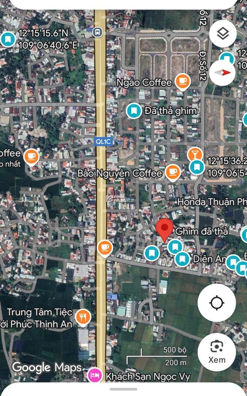 Bán đất diên an diên khánh 100m2 -1ty580tr