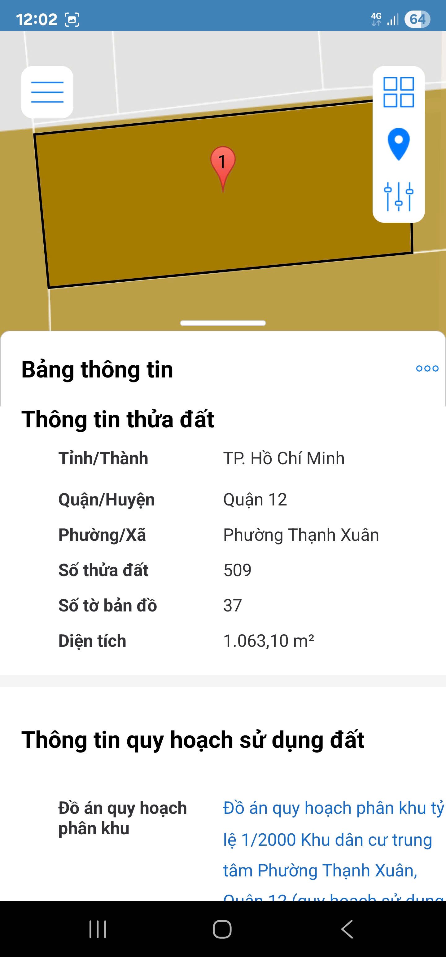 LÔ ĐẤT ĐẸP Q12, LIỀN KỀ KDC CAO CẤP TX25 - NGAY UBND P.THỚI AN