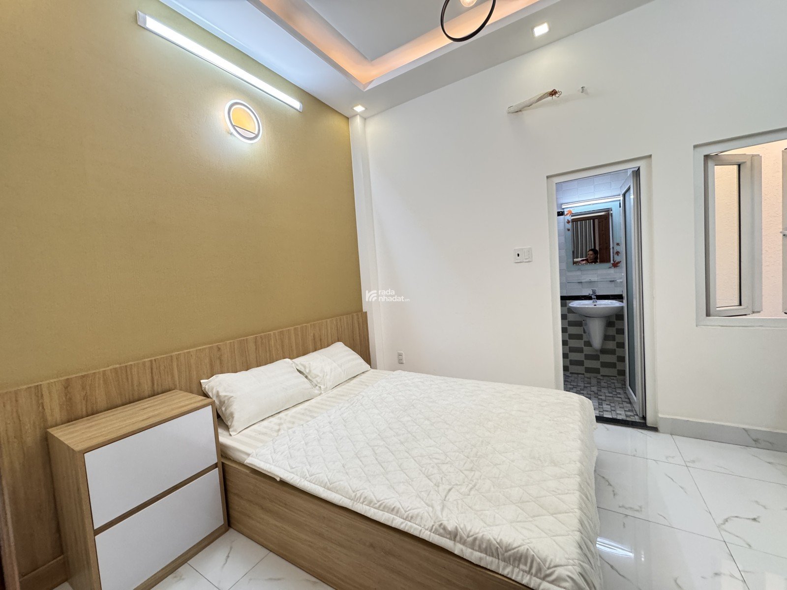 NHÀ ĐẸP 4 TẦNG 45m2 4 PN - FULL NỘI THẤT HẺM OTO THÔNG