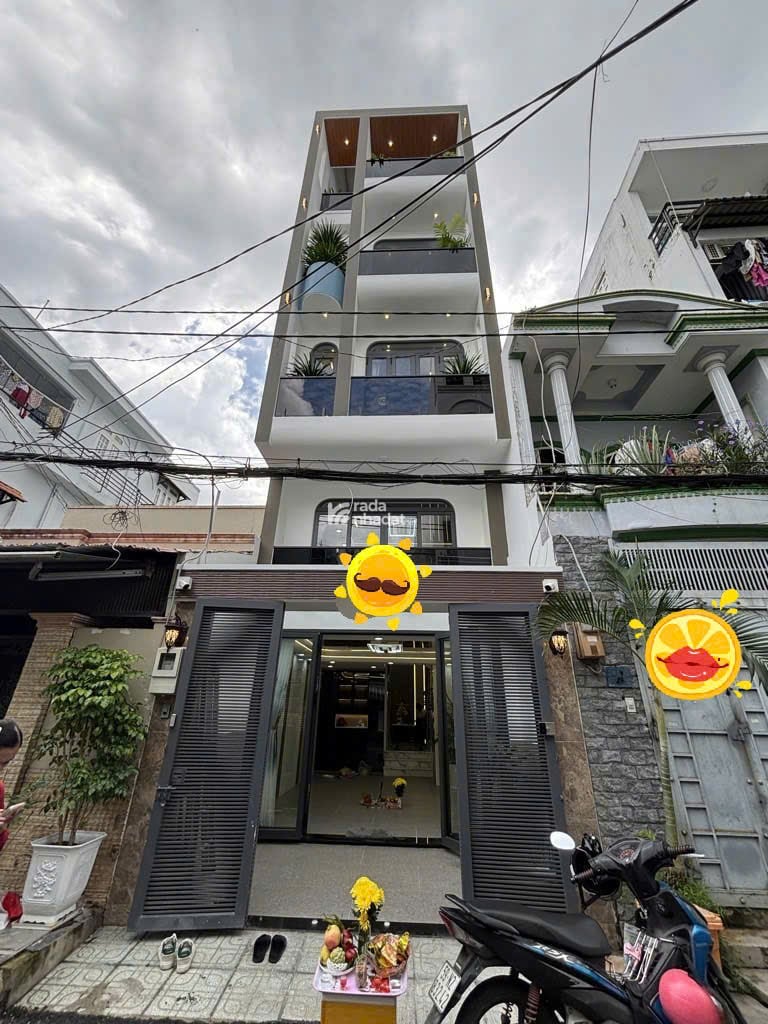 Nhà mới 5 tầng 4x14m Thang máy  Lê Văn Thọ  P14  Gò Vấp  Hẻm 6m  Giá 11.8 Tỷ