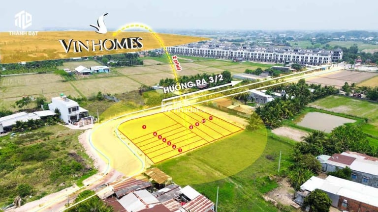 HIẾM CÓ, KHÓ TÌM! LÔ ĐẤT 320M2 XÂY BIỆT THỰ, VĂN PHÒNG SÁT VINHOMES
