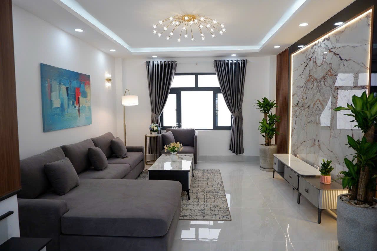 CHO THUÊ NHÀ PHỐ 4 TẦNG FULL NỘI THẤT - MẶT TIỀN TL44, THẠNH LỘC, Q12 