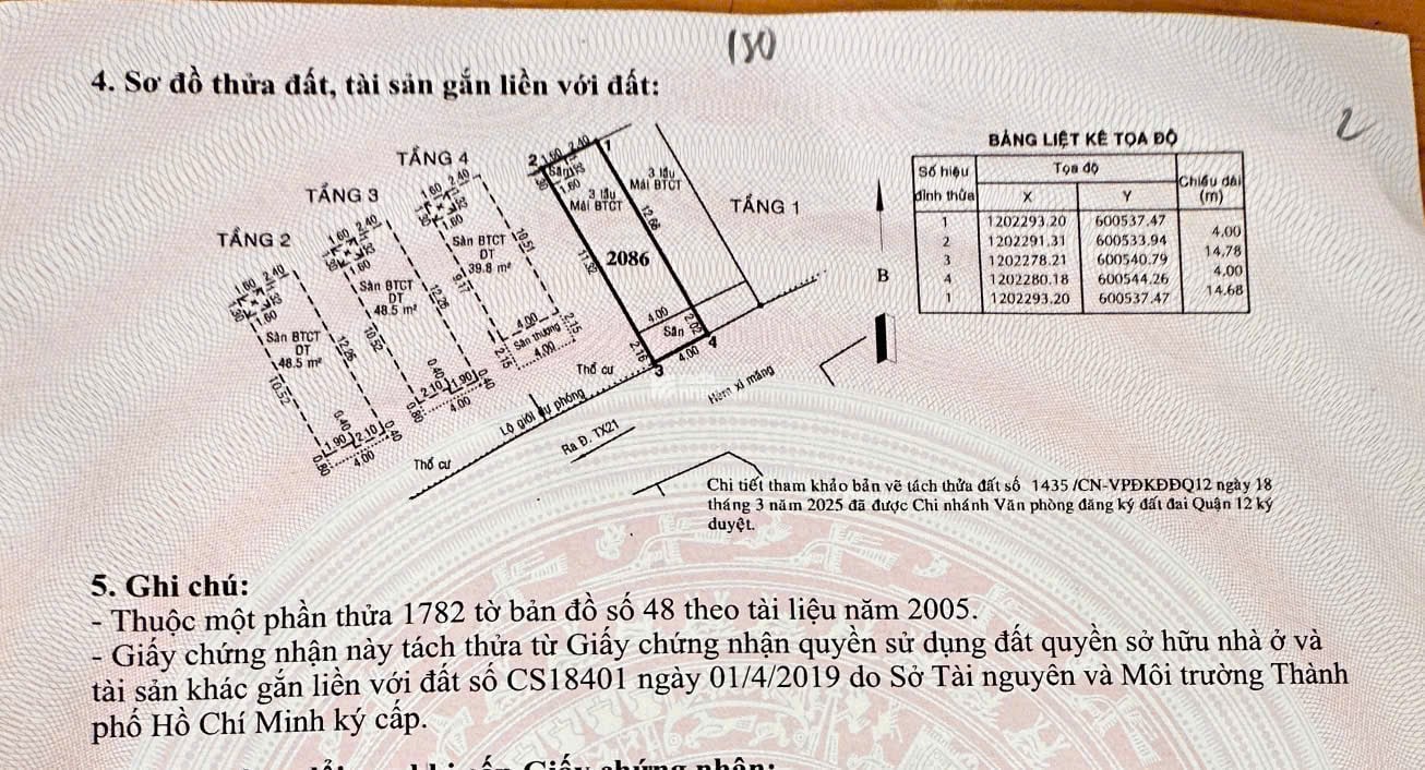  BÁN NHÀ MẶT TIỀN TX23 - NGAY CHỢ MINH PHÁT, Q.12
