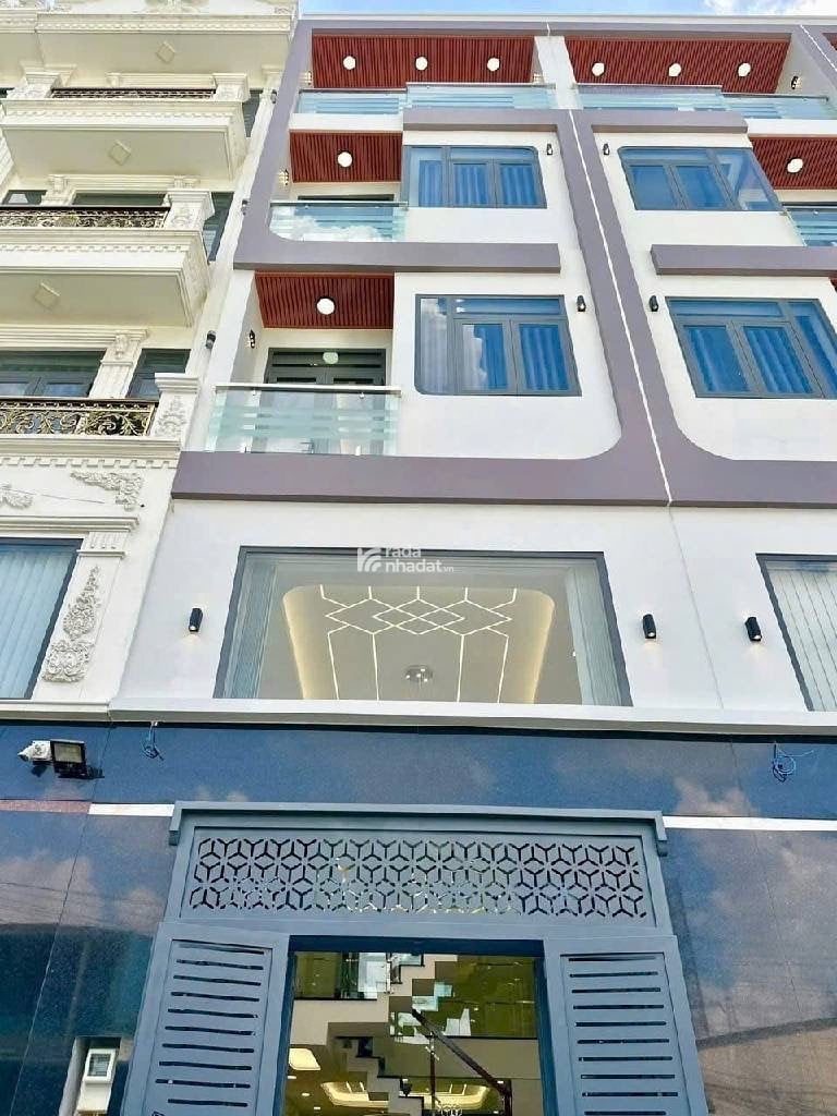 Mã Lò, Sát Bệnh Viện Bình Tân, 50m2 (4x13m) 5 Tầng, Hẻm Nhựa 6m Ôtô Ngủ Nhà, Khu KD Mua Bán Sầm Uất