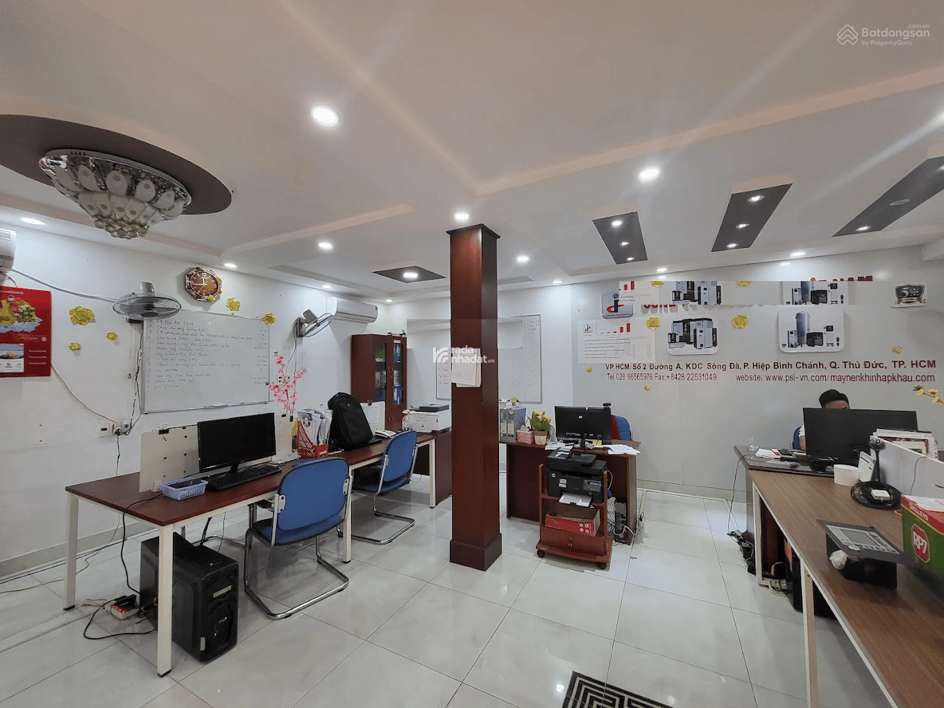 Cho thuê biệt thự KDC Sông Đà,Hiệp Bình 10m x 21m trệt 2 lâu 3PN giá 20TR