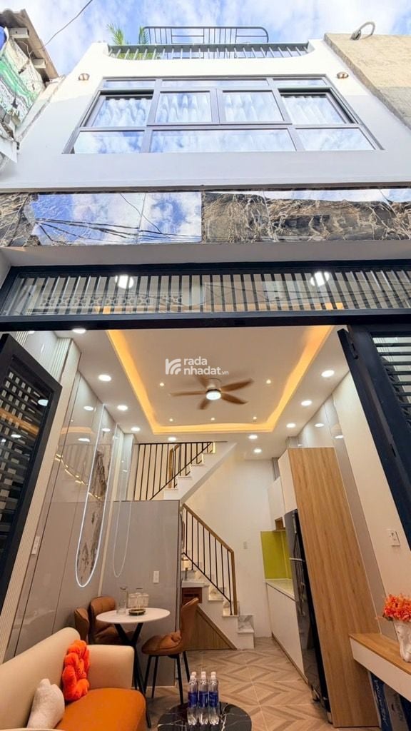 TÂN BÌNH 2” - GẦN GA T3 TSN, GA METRO TÀU ĐIỆN NGẦM - 4 TẦNG MỚI - 3 PHÒNG  SÂN THƯỢNG CHILL