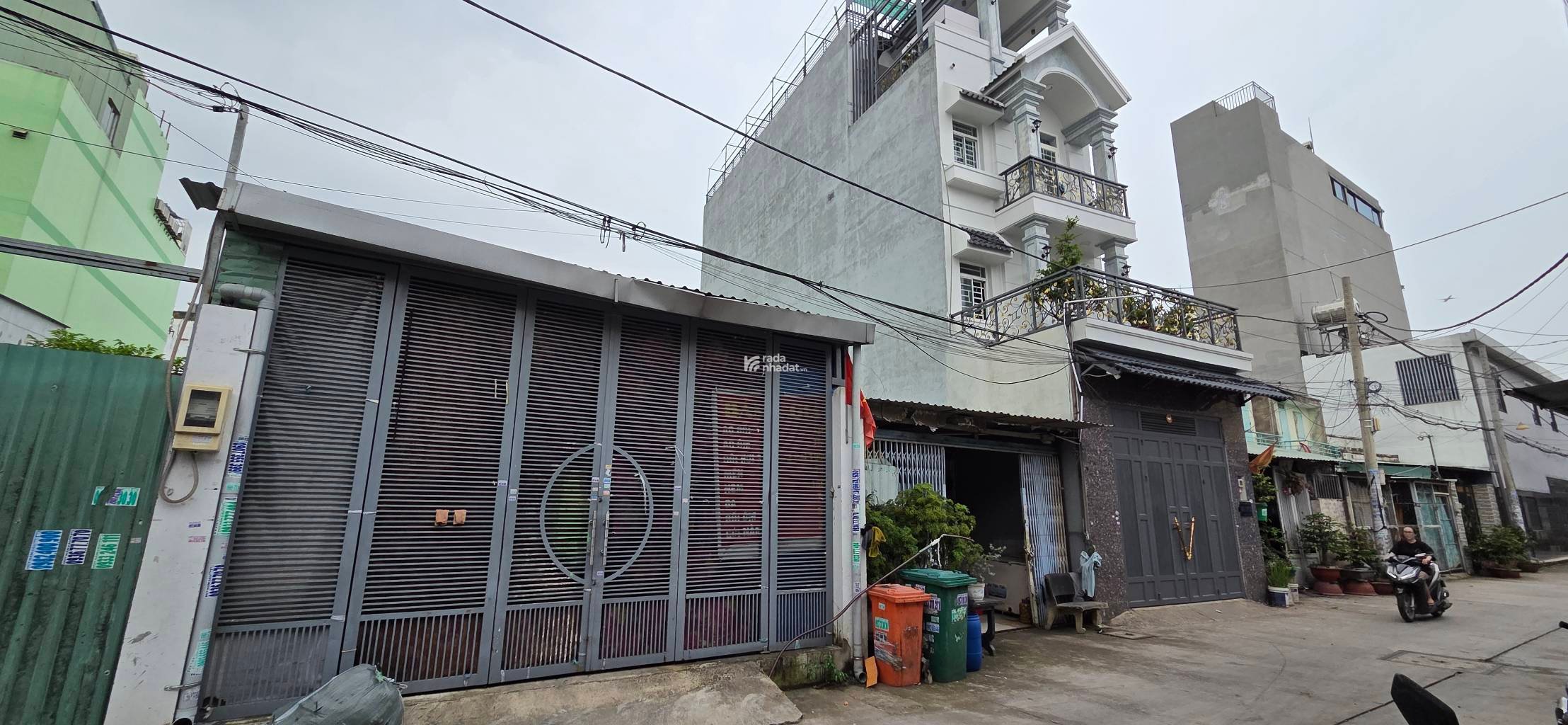 NHÀ C4 187M2 NGANG 5.2M NỞ HẬU 8.5M HẺM XE TẢI CÁCH AEON TÂN PHÚ 3 PHÚT