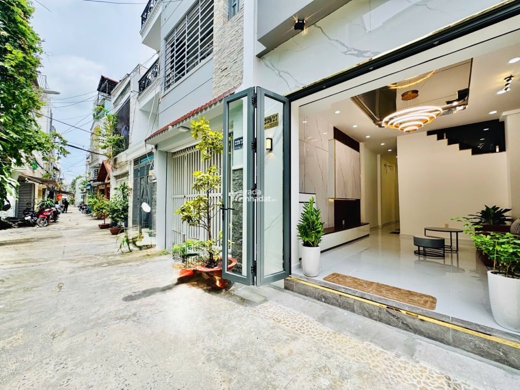 SÁT CV GIA ĐỊNH GÒ VẤP - ÔTÔ ĐỔ CỬA - 3 TẦNG MỚI - 58M2 - FULL NỘI THẤT - 9 TỶ XÍU