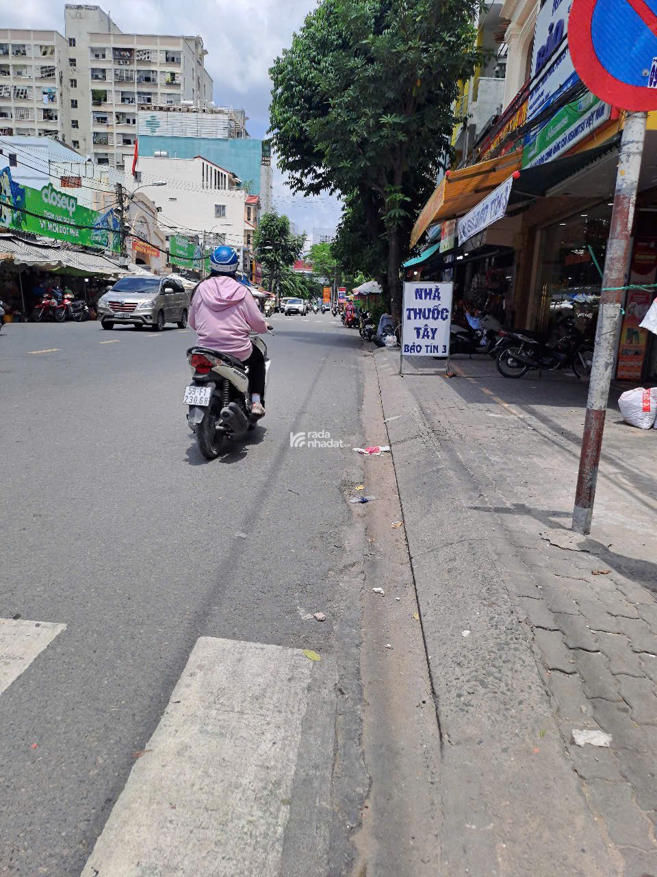 nhà mặt tiền kinh doanh chợ tân mỹ phường tân phú quận 7. DT 4x20m 