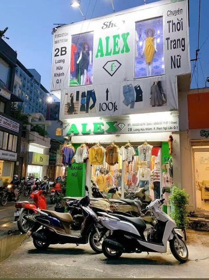 BÁN NHÀ MẶT TIỀN LƯƠNG HỮU KHÁNH QUẬN 1 - 14 tỷ 