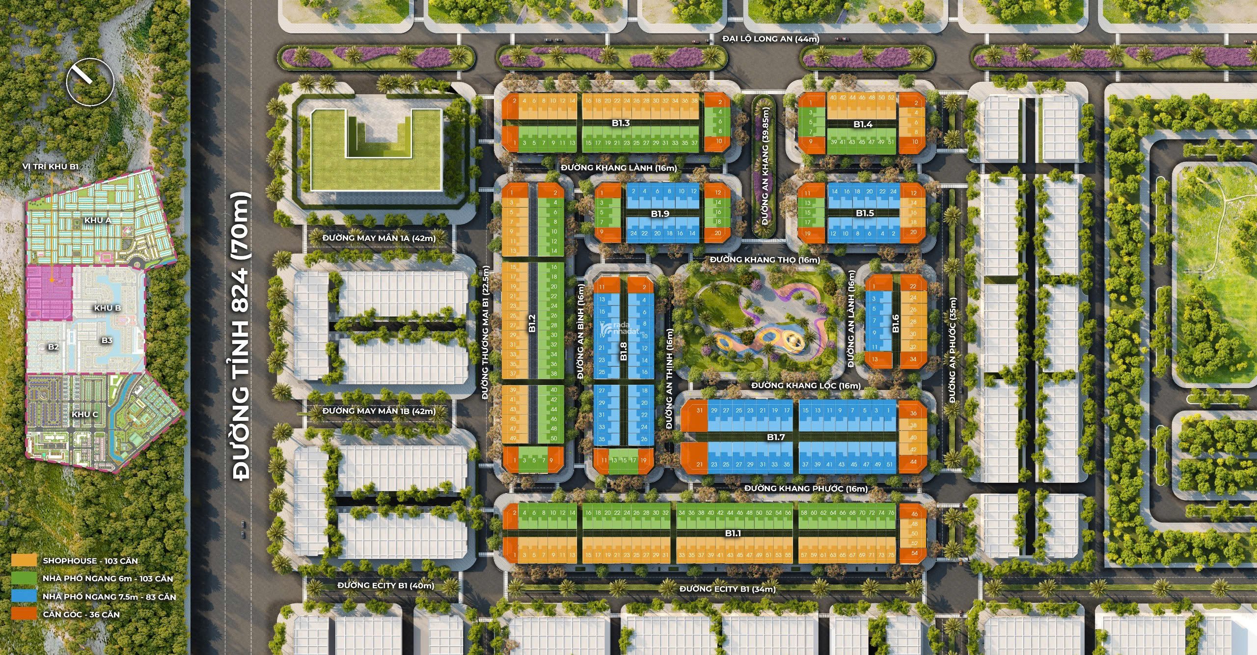 Siêu phẩm đất nền E.City Tân Đức - Giá chỉ từ 22 triệu/m2
