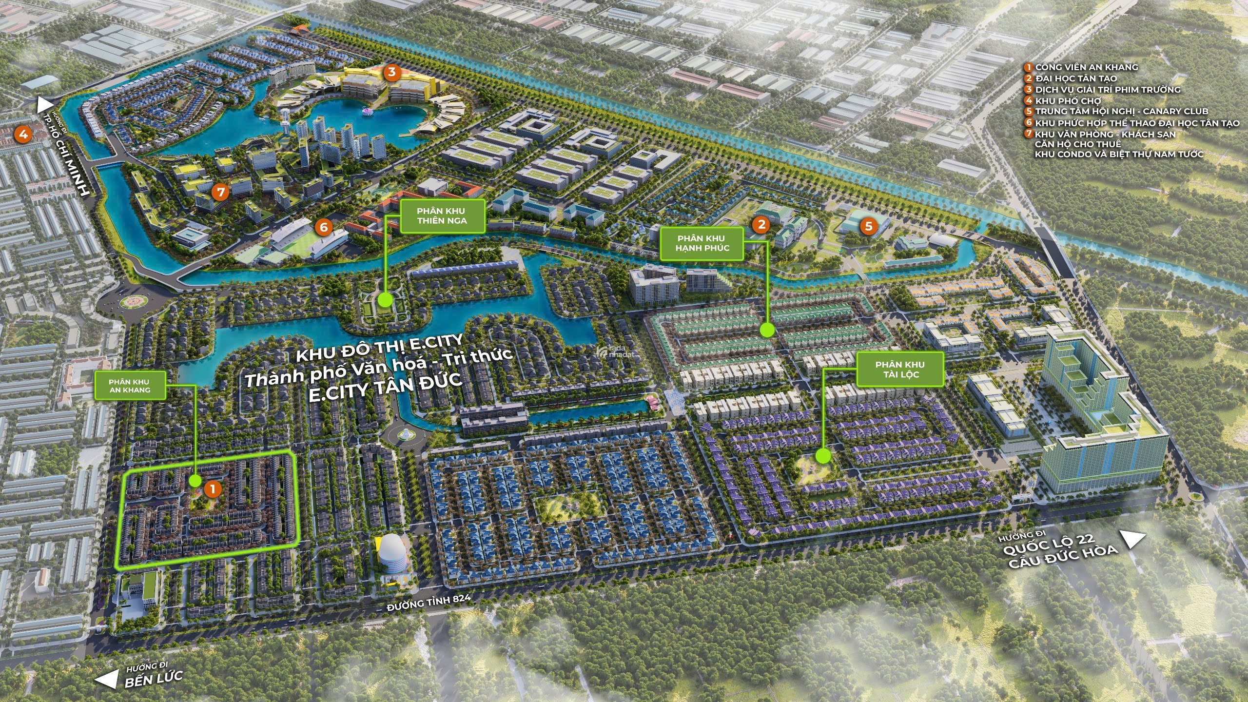 Siêu phẩm đất nền E.City Tân Đức - Giá chỉ từ 22 triệu/m2