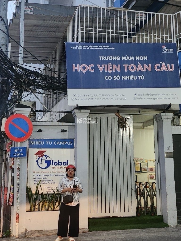 NHÀ MẶT TIỀN NHIÊU TỨ PHÚ NHUẬN,ĐANG CHO THUÊ HỆ THỐNG TRƯỜNG MẦM NON TOÀN CẦU 50 TR/TH